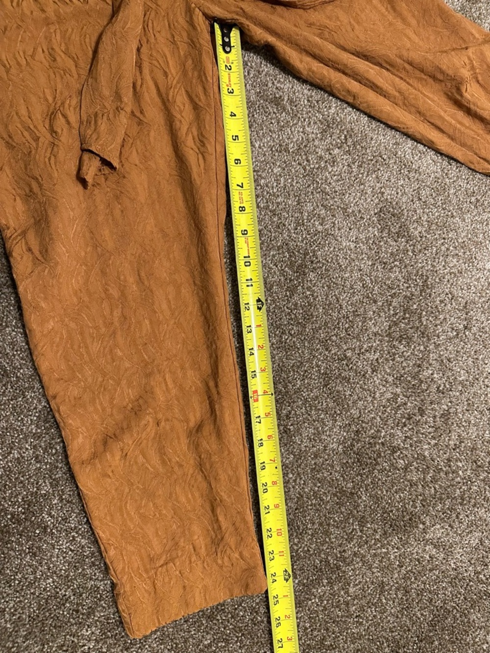Anthropologie ett:twa Aubade Jacquard Tapered Tie-Waist Pants - Size 2 - Picture 4 of 12